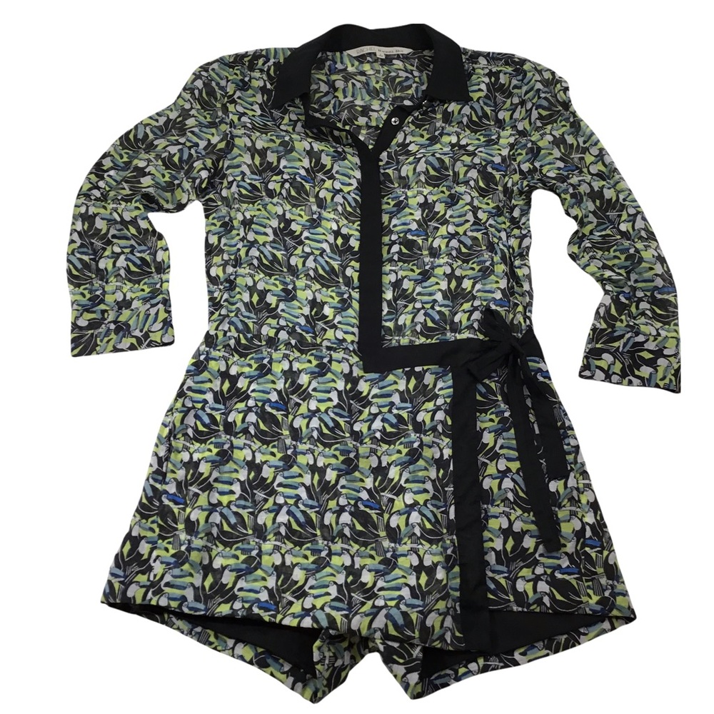 RACHEL ROY - Toucan Print Faux Wrap Romper - 2